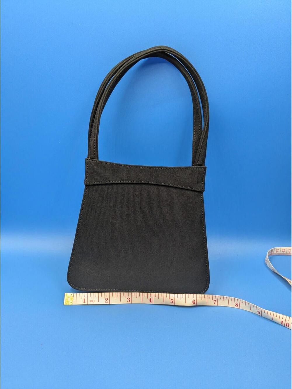 Cute Judith Jack Black Small Evening Bag Purse Clutch Italy
